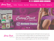 Tablet Screenshot of curvyfruit.com